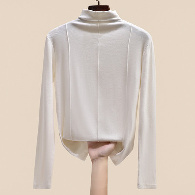 Novi model ženske bluze sa polo kragnom i dugim rukavima