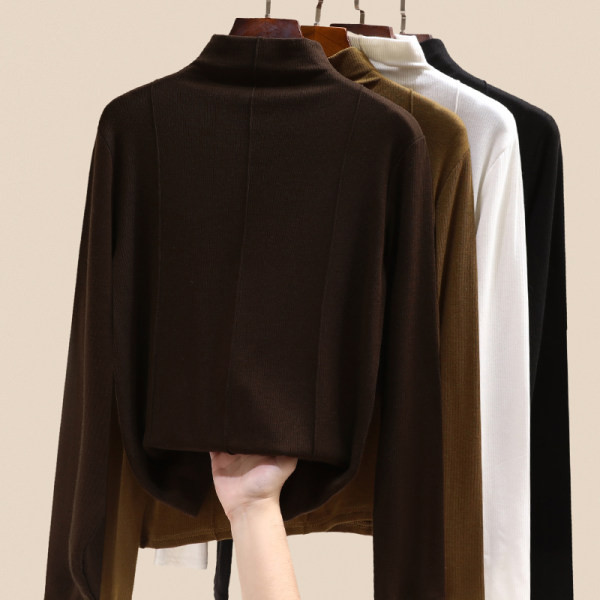 Novi model ženske bluze sa polo kragnom i dugim rukavima