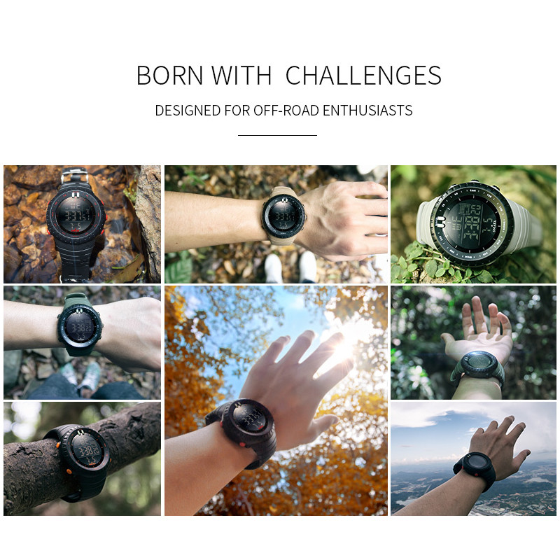 SMAEL márkájú férfi digitális karórák 2022 luxus, vízálló modern óra férfi nappali LED kronográf elektronikus karórák 1237