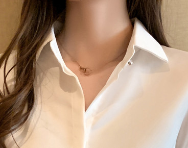 Proljeće 2020. Nova ženska uredska dama, šifonska košulja s punim gumbima, modna bluza s dugim rukavima i ovratnikom, ženske majice T9D976O