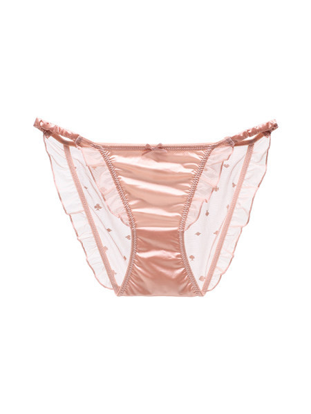 Moderan ženski bikini s tilom i kovrčama