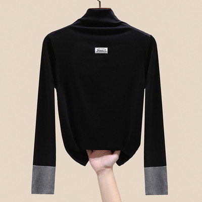 Bluză casual de damă, cu guler polo și logo