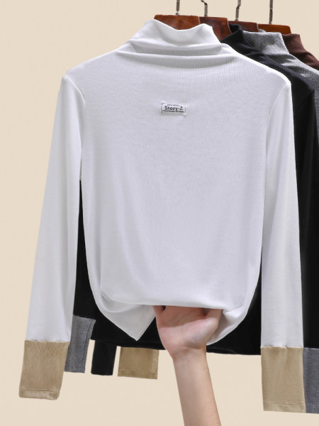 Bluză casual de damă, cu guler polo și logo