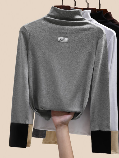 Bluză casual de damă, cu guler polo și logo