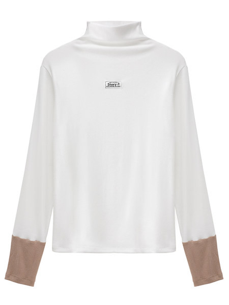 Bluză casual de damă, cu guler polo și logo