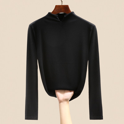 Дамска широка есенна блуза с дълъг ръкав