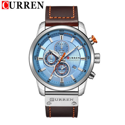 CURREN férfi karóra vízálló kronográf férfi karóra katonai felső márka luxus arany új rozsdamentes acél sport férfi óra 8361