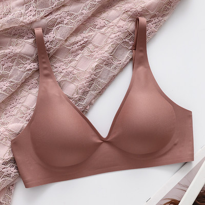 Jednobojni bešavni grudnjak za žene s efektom podizanja