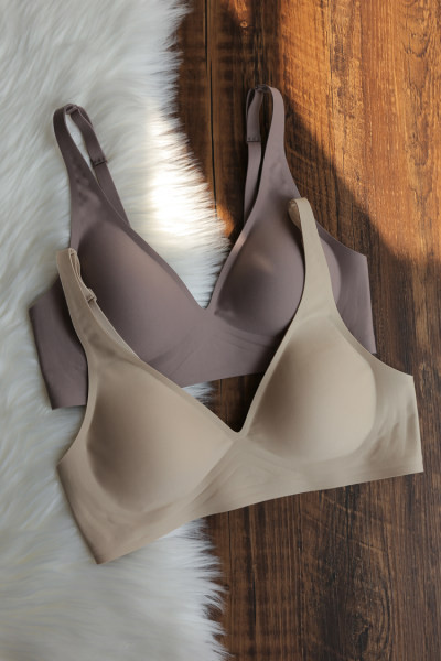 Jednobojni bešavni grudnjak za žene s efektom podizanja