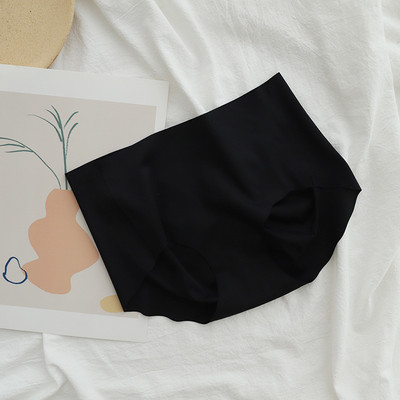 Chiloți cu talie înaltă, fără sudură, de culoare uni