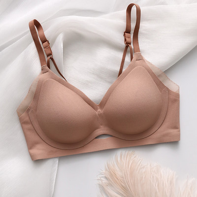 Vienspalvė moteriška liemenėlė su trikampiais kaušeliais