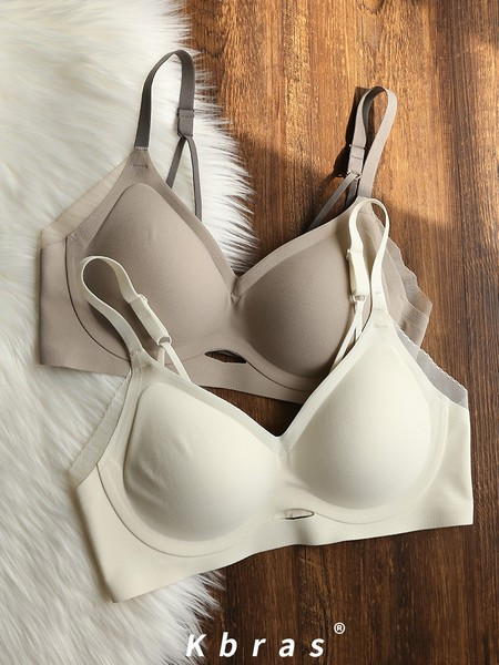 Vienspalvė moteriška liemenėlė su trikampiais kaušeliais