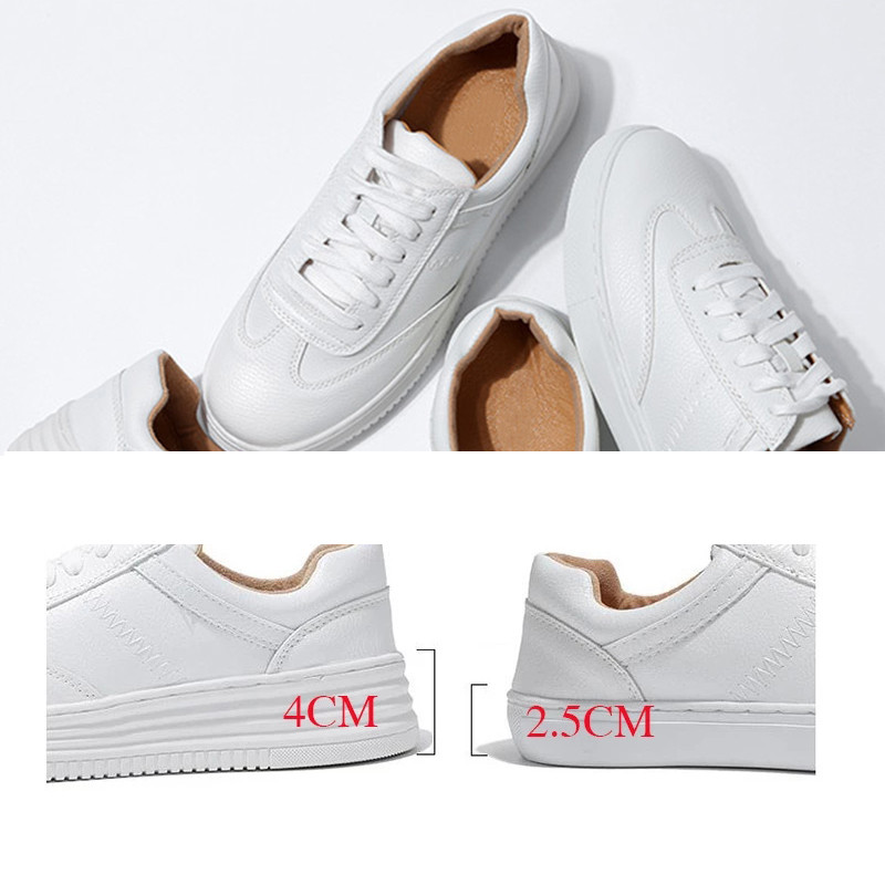 Mood valge nahast naiste paksud tossud valged kingad Paelad Tenis Feminino Zapatos De Mujer platvorm naiste vabaajajalatsid