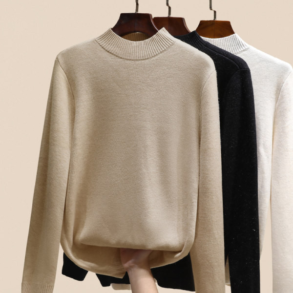 Дамска блуза с дълъг ръкав и поло яка подходяща за ежедневието