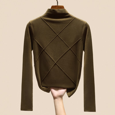 Дамска блуза с поло яка в много цветове