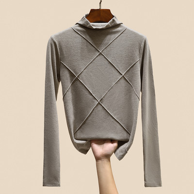 Дамска блуза с поло яка в много цветове