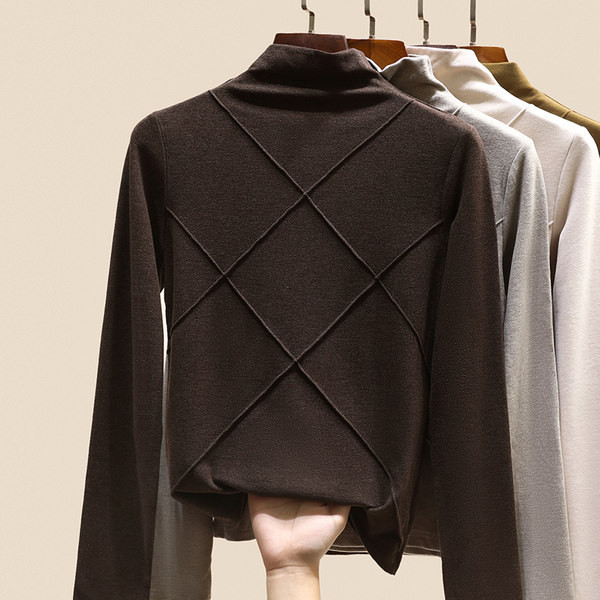 Дамска блуза с поло яка в много цветове 