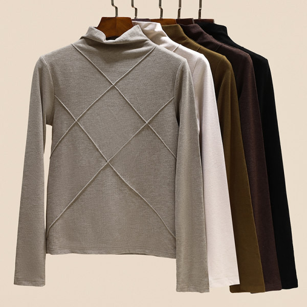 Дамска блуза с поло яка в много цветове 