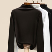 Bluza de dama model curat cu polo inalt