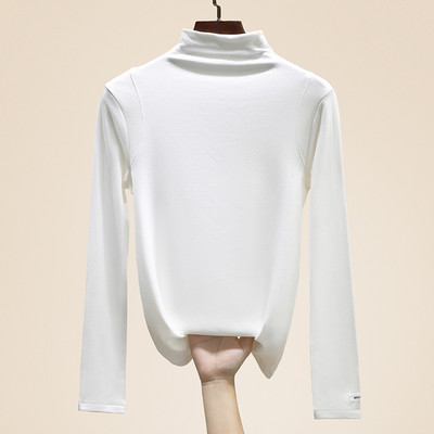 Bluza de dama model curat cu polo inalt