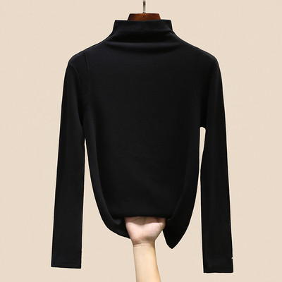 Bluza de dama model curat cu polo inalt