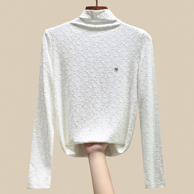 Bluză casual de toamnă cu mânecă lungă și guler polo