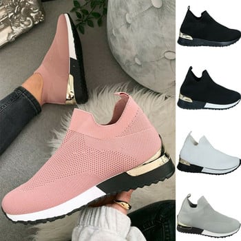 Γυναικεία παπούτσια 2022 Trendy Mesh Platform Sneakers Κάλτσες Παπούτσια Tenis Breathable Socofy Casual Sports Γυναικεία Flats Zapatos Mujer