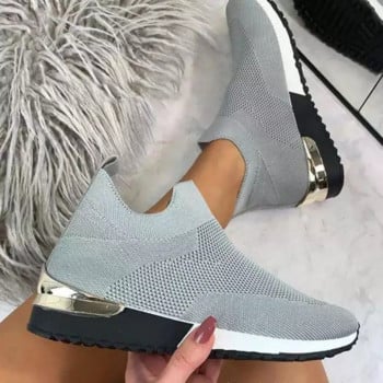 Γυναικεία παπούτσια 2022 Trendy Mesh Platform Sneakers Κάλτσες Παπούτσια Tenis Breathable Socofy Casual Sports Γυναικεία Flats Zapatos Mujer