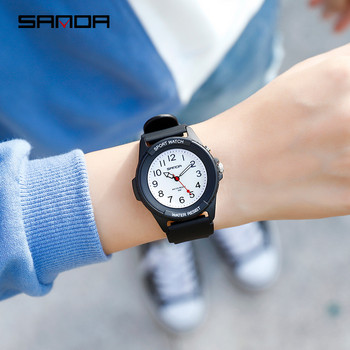 Fashion Sanda Relogio Masculino Νέα Casual Ανδρικά Ρολόγια Απλά Γράμματα Ρητίνης Αδιάβροχα Ρολόγια Χαλαζία Ανδρικό Ρολόι