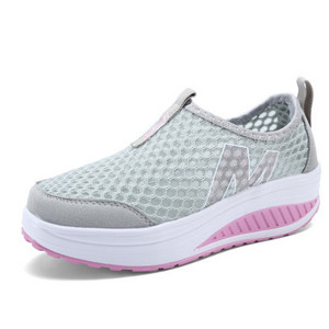 Pantofi casual pentru femei, pantofi sport confortabili, care măresc înălțimea, pentru femei, 2021, pantofi cu plăci cu ochiuri de aer respirabil