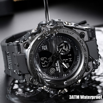 SANDA G Style Мъжки цифров часовник Shock Военни спортни часовници Водоустойчив електронен ръчен часовник Мъжки часовник Relogio Masculino 739