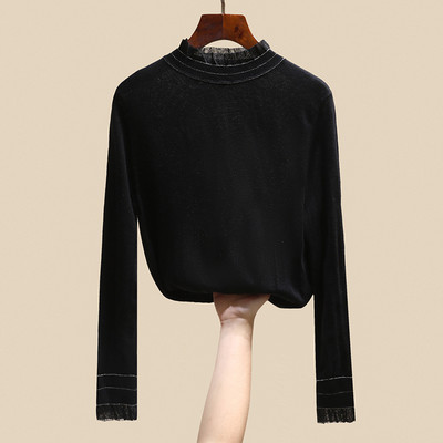 Naiste pluus, puhas mudel, krae aktsent