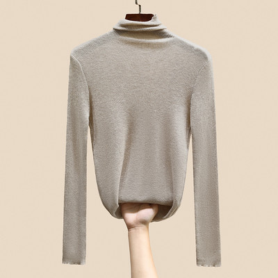 Блуза с поло яка изчистен модел