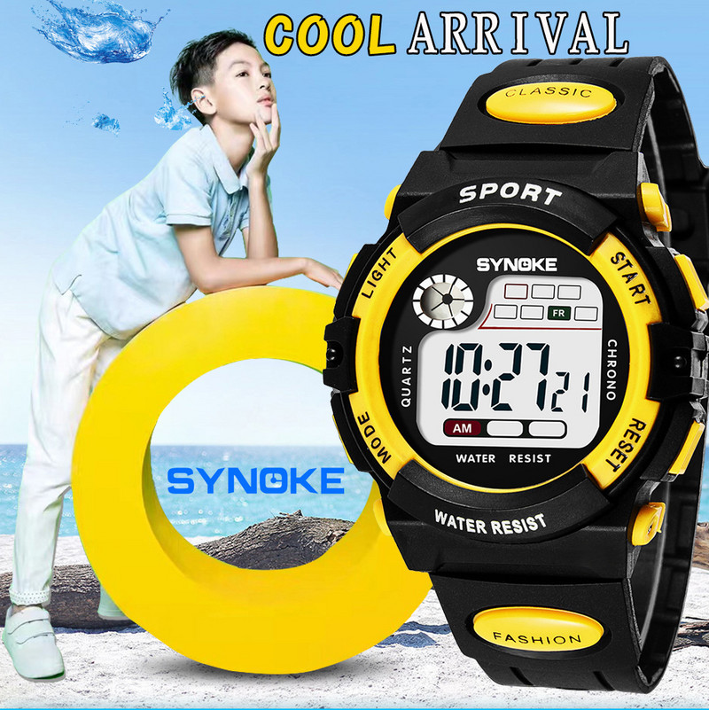 Elektronikus gyerekóra, sportóra, vízálló fiú, lány, diák, meleg elektronikus óra raktáron, gyári közvetlen értékesítés