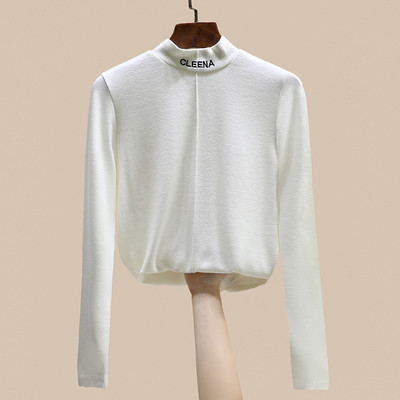 Модерна дамска блуза с бродерия надпис