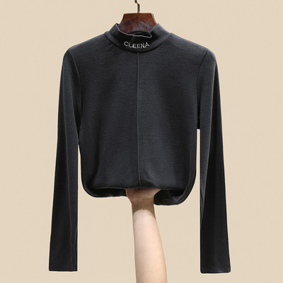 Модерна дамска блуза с бродерия надпис