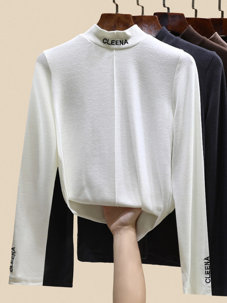 Модерна дамска блуза с бродерия надпис