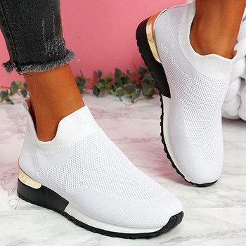 Γυναικεία παπούτσια 2022 Trendy Mesh Platform Sneakers Κάλτσες Παπούτσια Tenis Breathable Socofy Casual Sports Γυναικεία Flats Zapatos Mujer