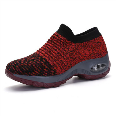 LIN KING Moteriški laisvalaikio sportiniai batai dideliems dydžiams neslystantys sportbačiai slydimo bateliai Patogūs aukštį padidinantys sūpynės batai