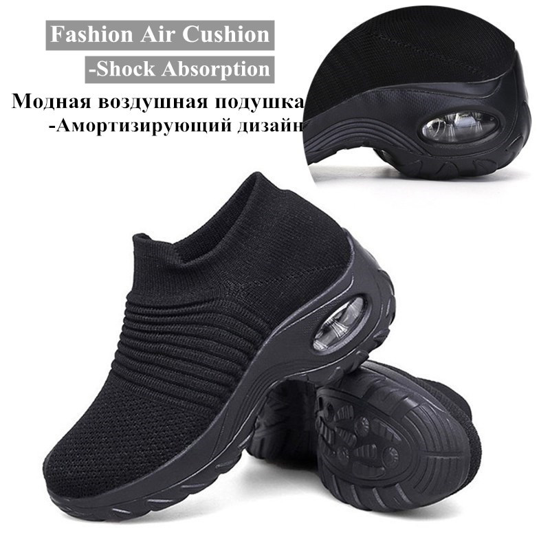 LIN KING Moteriški laisvalaikio sportiniai batai dideliems dydžiams neslystantys sportbačiai slydimo bateliai Patogūs aukštį padidinantys sūpynės batai