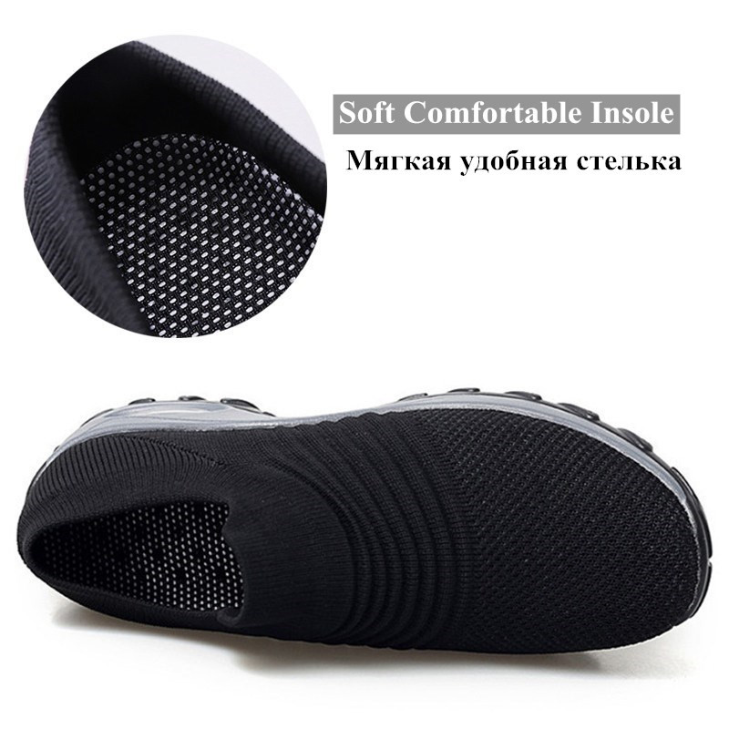 LIN KING Moteriški laisvalaikio sportiniai batai dideliems dydžiams neslystantys sportbačiai slydimo bateliai Patogūs aukštį padidinantys sūpynės batai