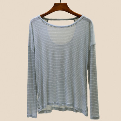 Ženska prugasta bluza dugih rukava