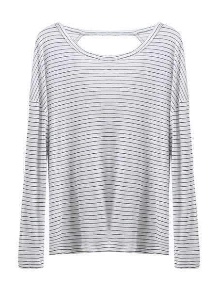 Ženska prugasta bluza dugih rukava