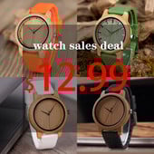 BOBO BIRD Causal satovi od bambusa za muškarce i žene svijetli silikonski remen montre femme plastique