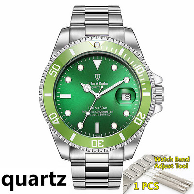 Új híres márka TEVISE automata mechanikus férfi órák Üzleti férfi Stailness acél karóra Luxus karóra férfi Reloj Hombre