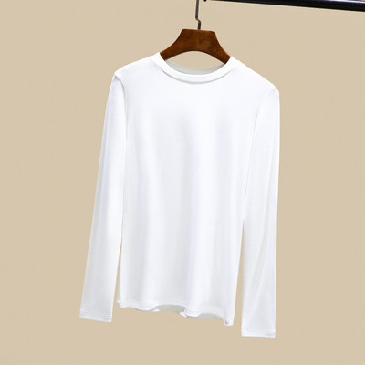 Bluză casual de damă cu mâneci lungi și decolteu O