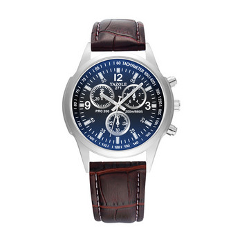 Кварцов часовник с марка Yazole Мъжки нов моден заден светлинен водоустойчив ежедневен бизнес мъжки часовник кварцов часовник Relogio Masculino