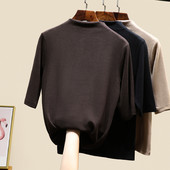 Naiste vabaaja 3/4 varrukatega pluus – mitut värvi