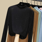 Moteriška elegantiška palaidinė su blizgučiais