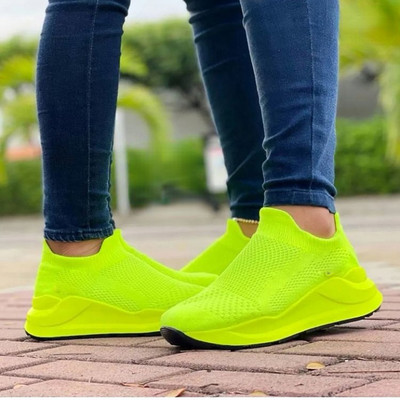 Naiste kingad 2022 Trendikad hingavad võrkkingad Naiste vabaajaspordijalatsid Naiste platvormtossud Zapatos De Mujer